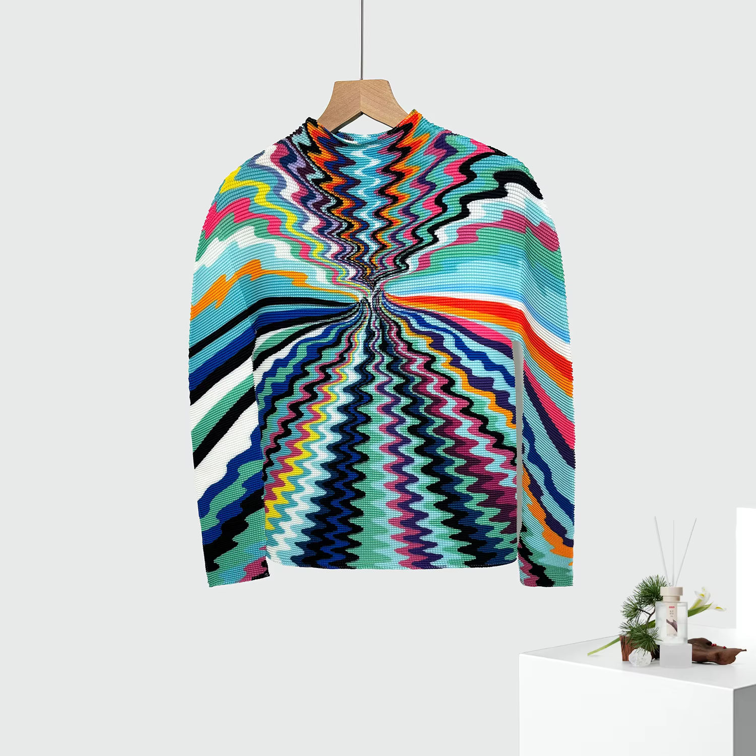 T-shirt imprimé Miyake pour femme