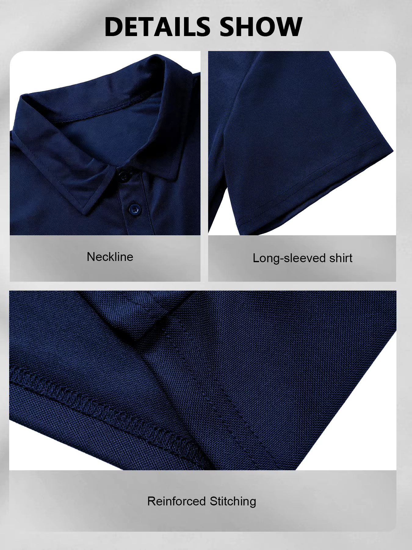 T-shirt polo pour homme avec boutons