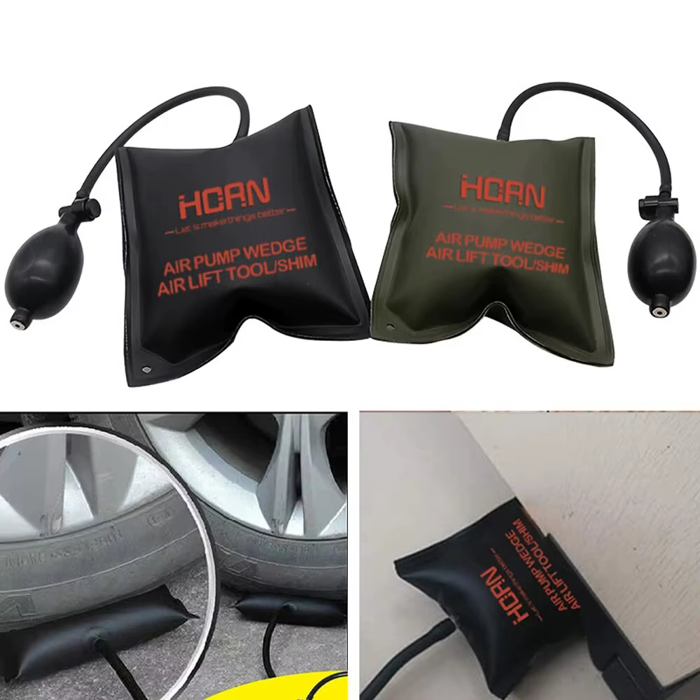 Cales de pompe à air gonflables pour fenêtres de porte, outil de réparation, installation injuste de voiture, 11%