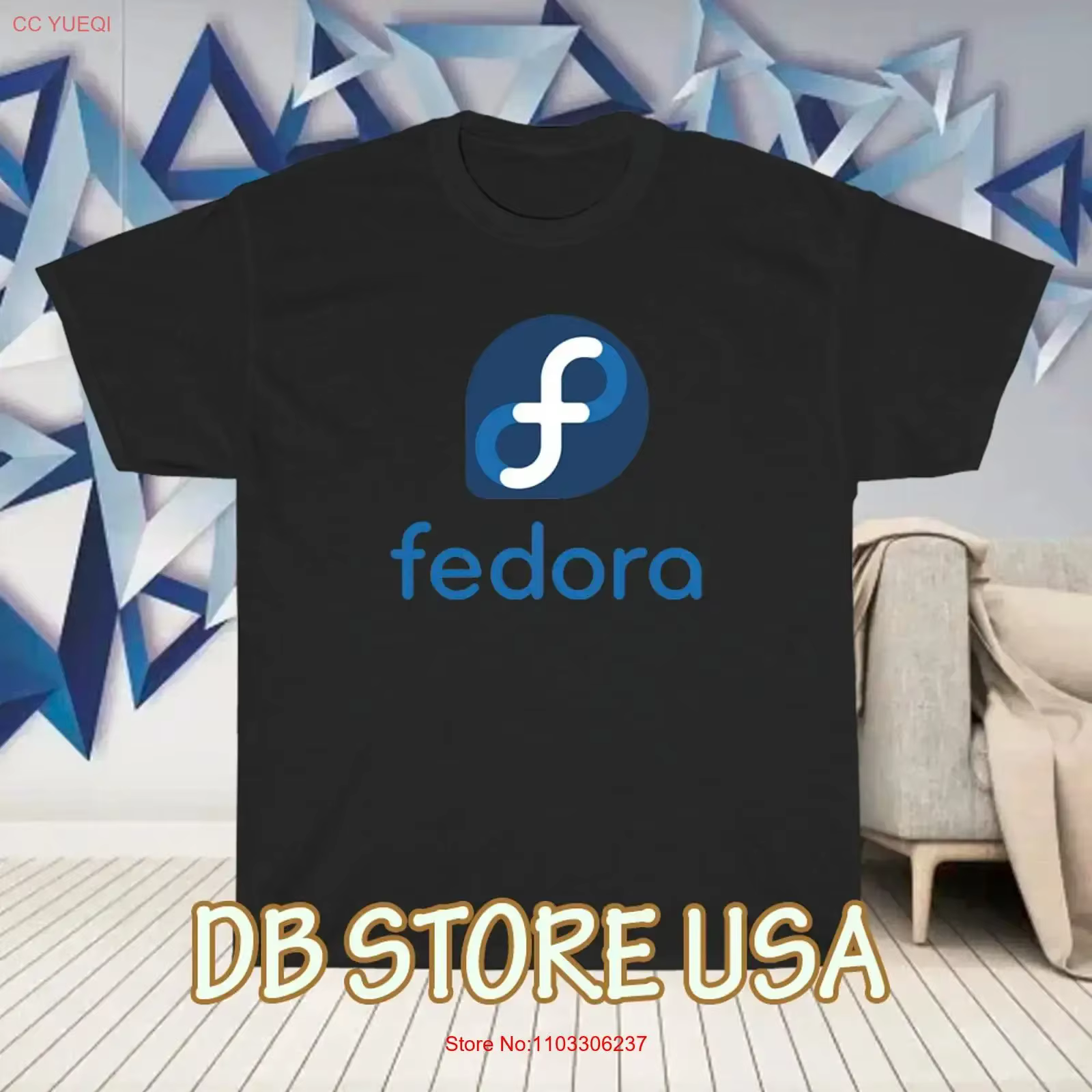 T-shirt avec logo Fedora Linux