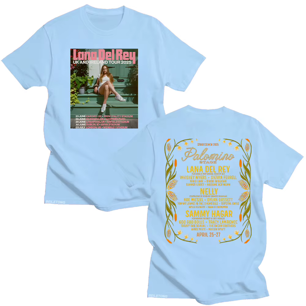 Lana Del Rey TOUR 2025 T-shirts