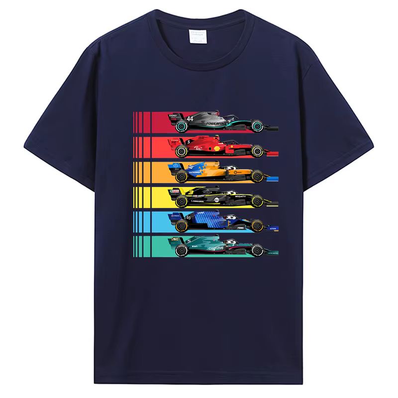 F1 Team Racing Fans T-shirt formule un Racer Lando Norris t-shirts hommes femmes Vintage