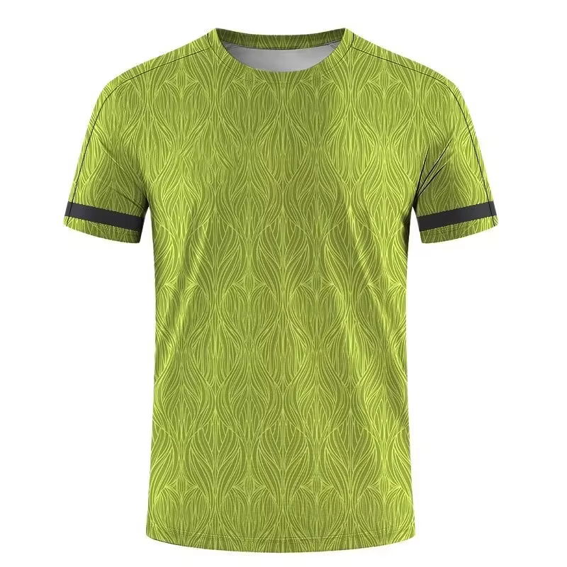 Mode Simple sport T-shirts pour hommes été en plein air à manches courtes 3D imprimé T-shirts décontracté en vrac course Fitness T-shirts hauts
