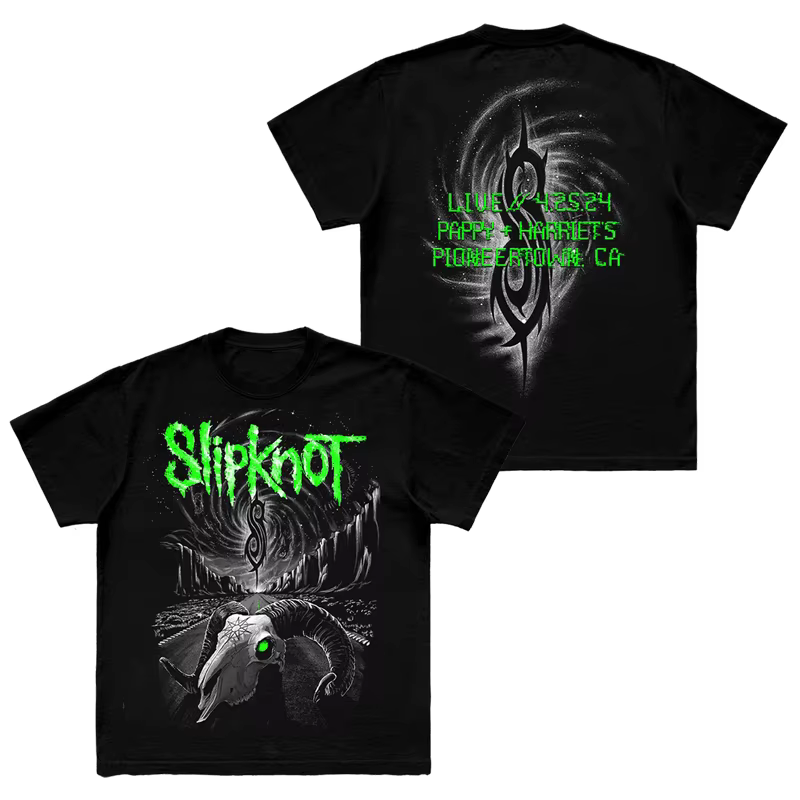 T-shirt style gothique sombre SLIPKNOT Band