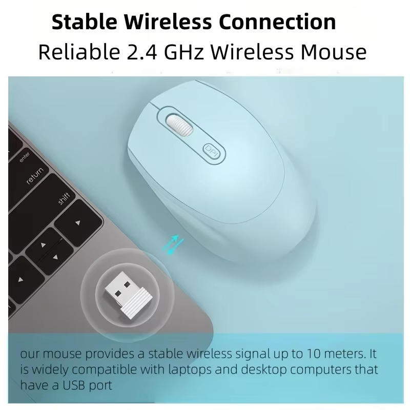 Souris sans fil, souris optique ergonomique compatible Bluetooth 2.4G, souris d'ordinateur pour ordinateur portable, PC, ordinateur portable, souris sans fil à batterie