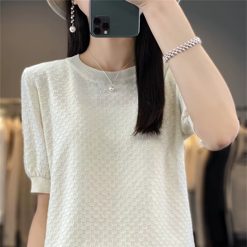 T-shirt d'été 100% coton pour femmes
