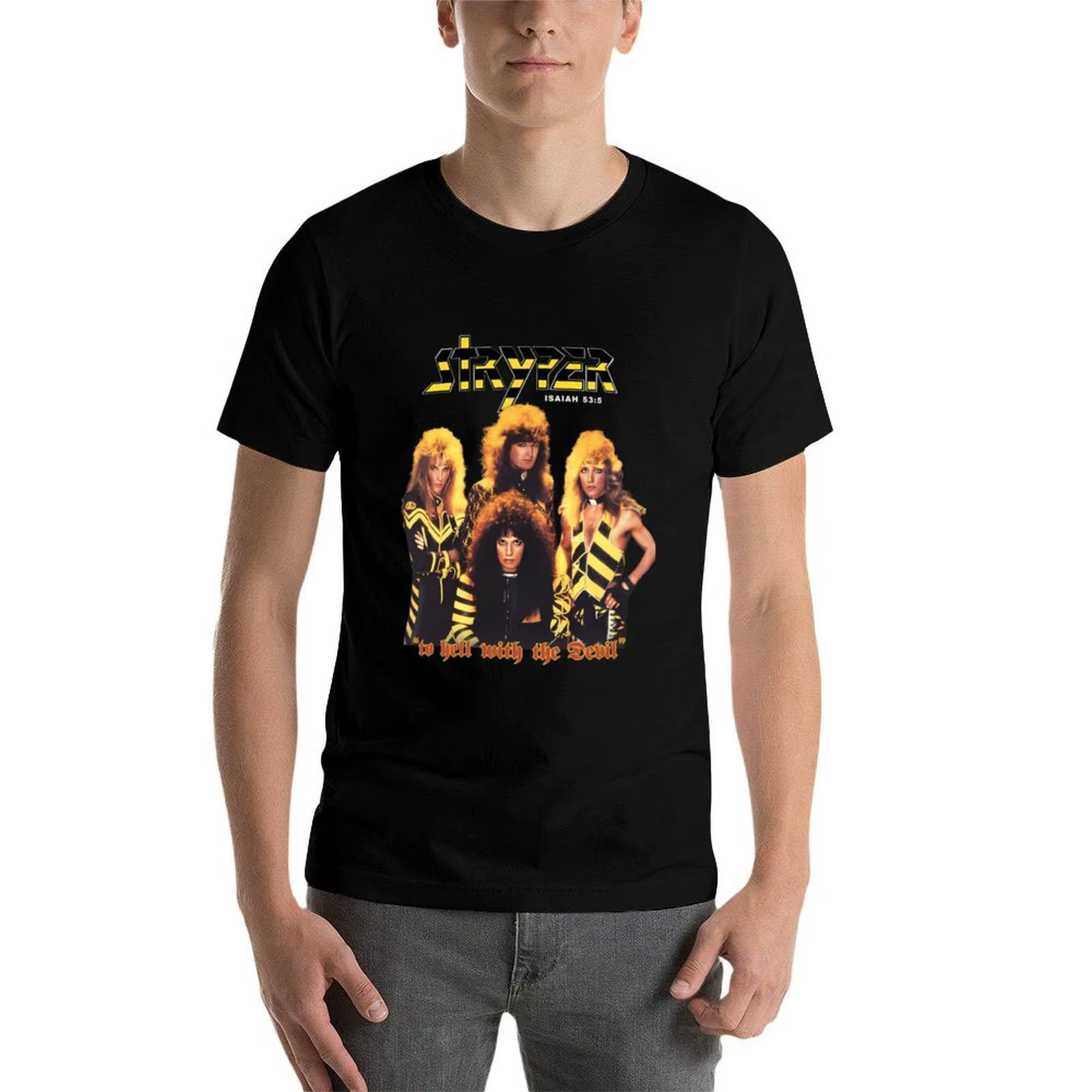 T-shirt Hard Rock Band Stryper pour homme
