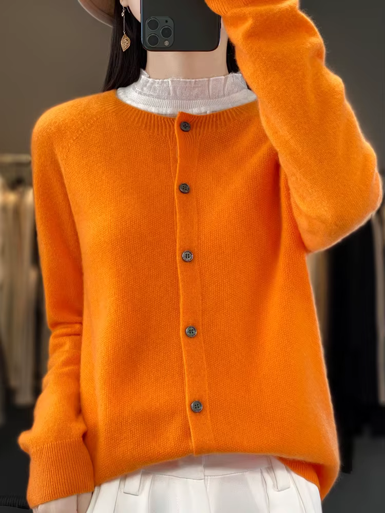 Cardigans en laine mérinos pour femmes