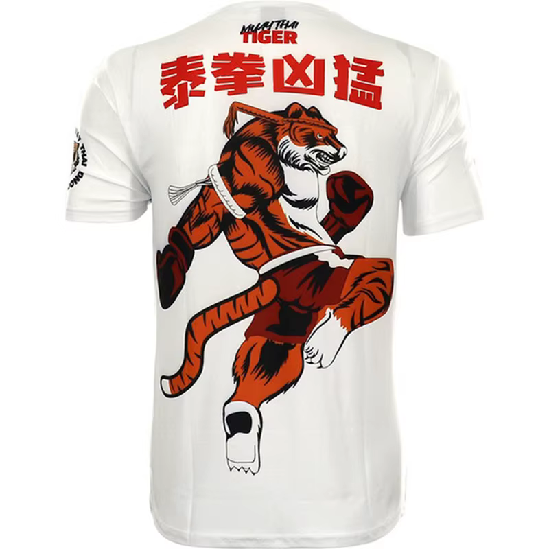 Muay Thai sport hommes T-Shirt drôle impression 3D à manches courtes