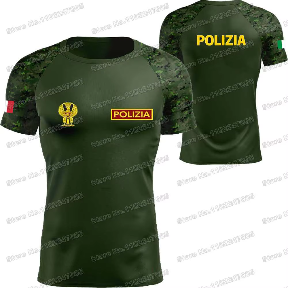 T-shirt de la Police italienne nouveau 2025