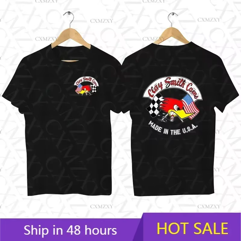 2024 Hommes Mr. T-shirt décontracté Horsepower Clay Smith Cams USA