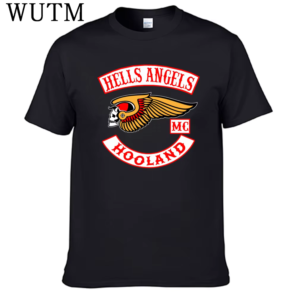 T-shirt pour hommes, 100% coton, Hell Angels Holland