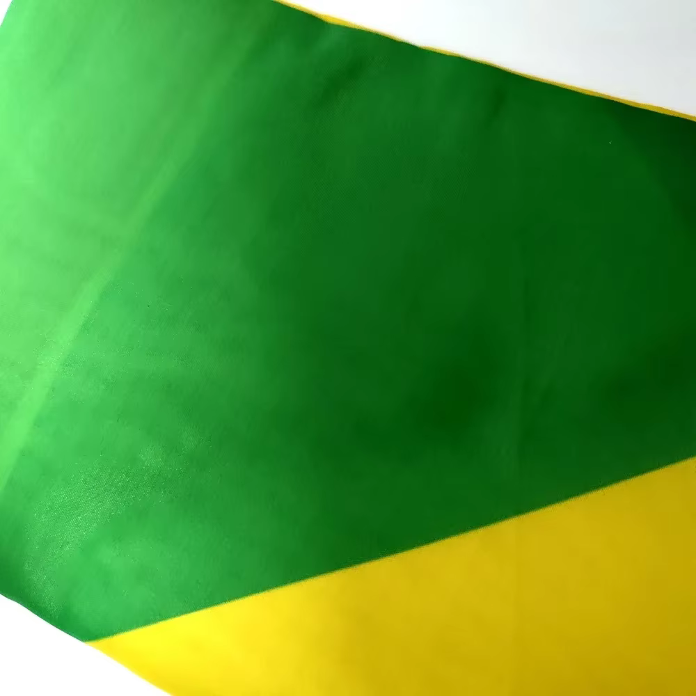 Drapeau national de la République du Congo 90 x 150 cm en polyester, résistant à la décoloration/à la météo pour défilés, décoration murale et jardin, œillets en laiton