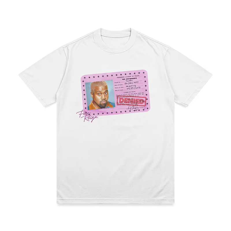 Nouveaux T-shirts de Skateboard et images de carte d'identité imprimées en pur coton pour garçons