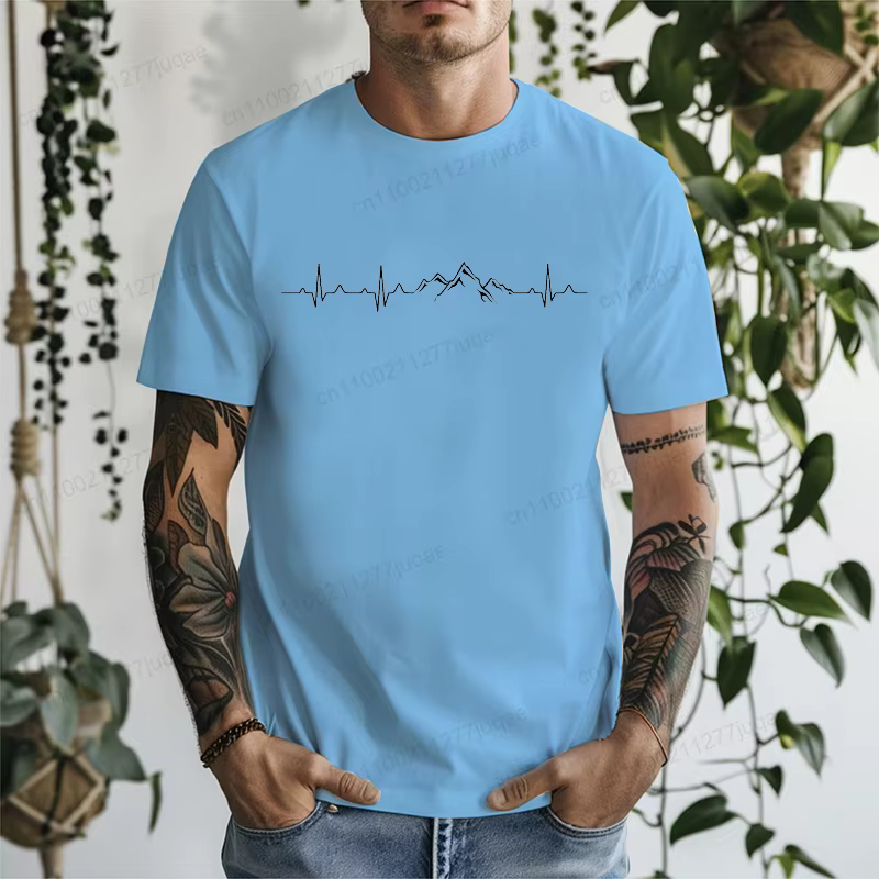 T-shirts graphiques pour l'alpinisme