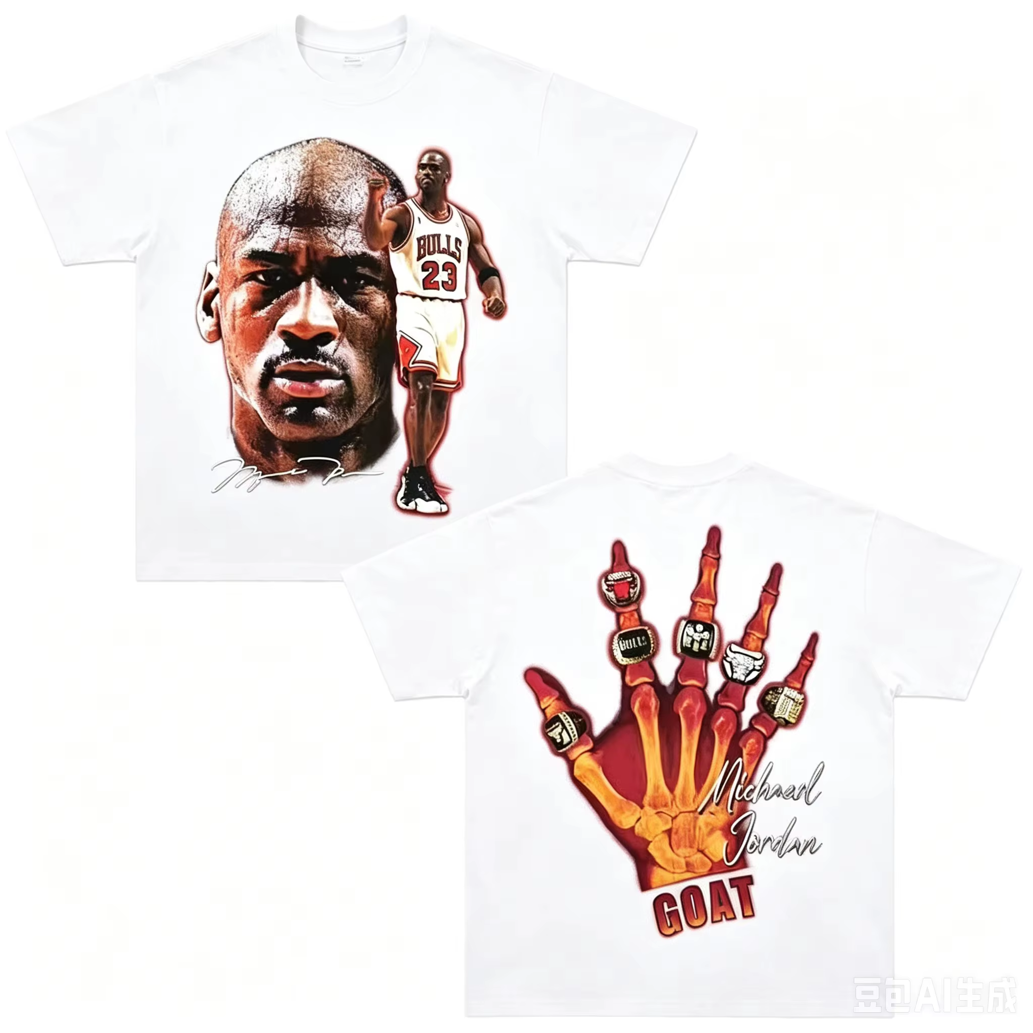 T-shirt de basketball Michael Jordan unisexe