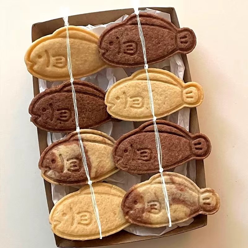 Mignon poisson forme Cookie Cutter poisson ours Cookie Cutter bricolage Fondant gâteaux Biscuits en plastique moule fête Dessert bonbons décor fournitures