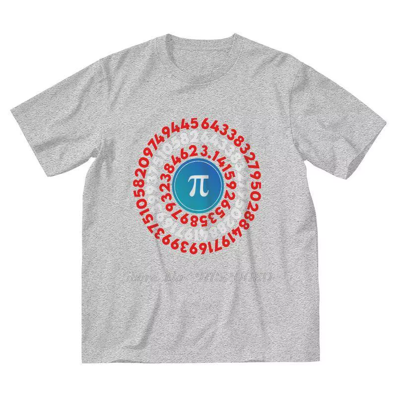 T-shirt en coton Pi Day pour hommes