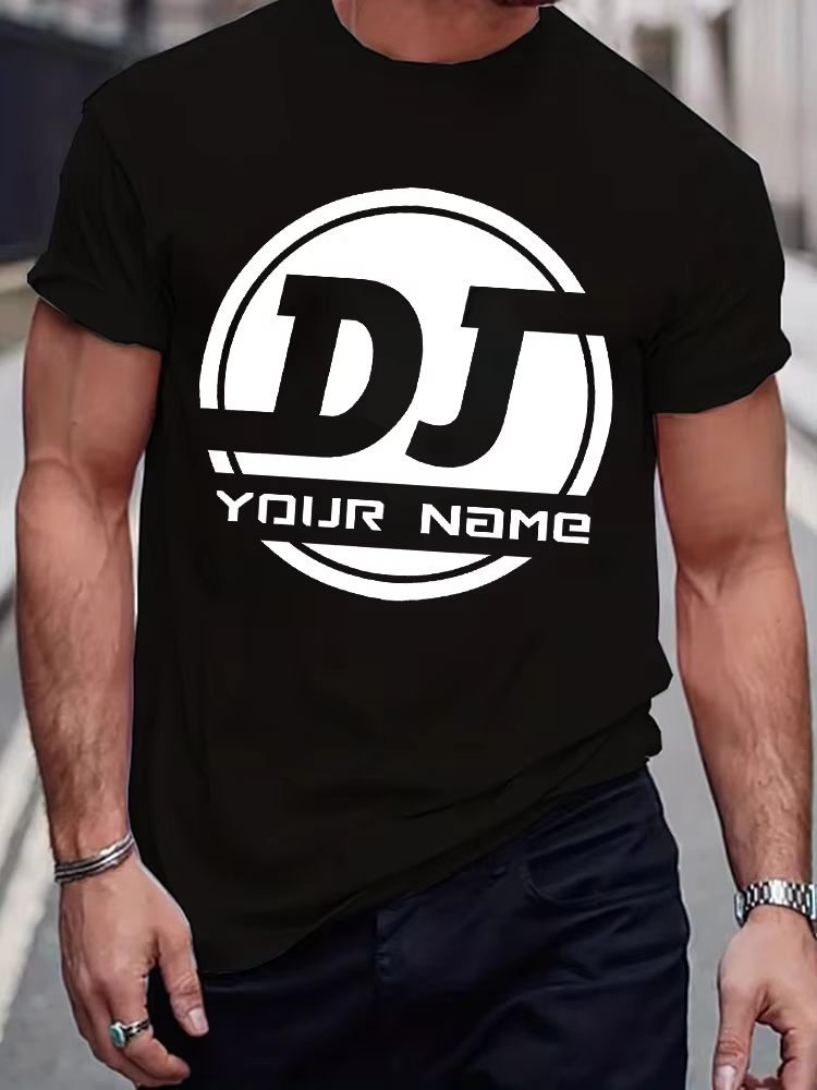 T-shirt personnalisé avec logo DJ