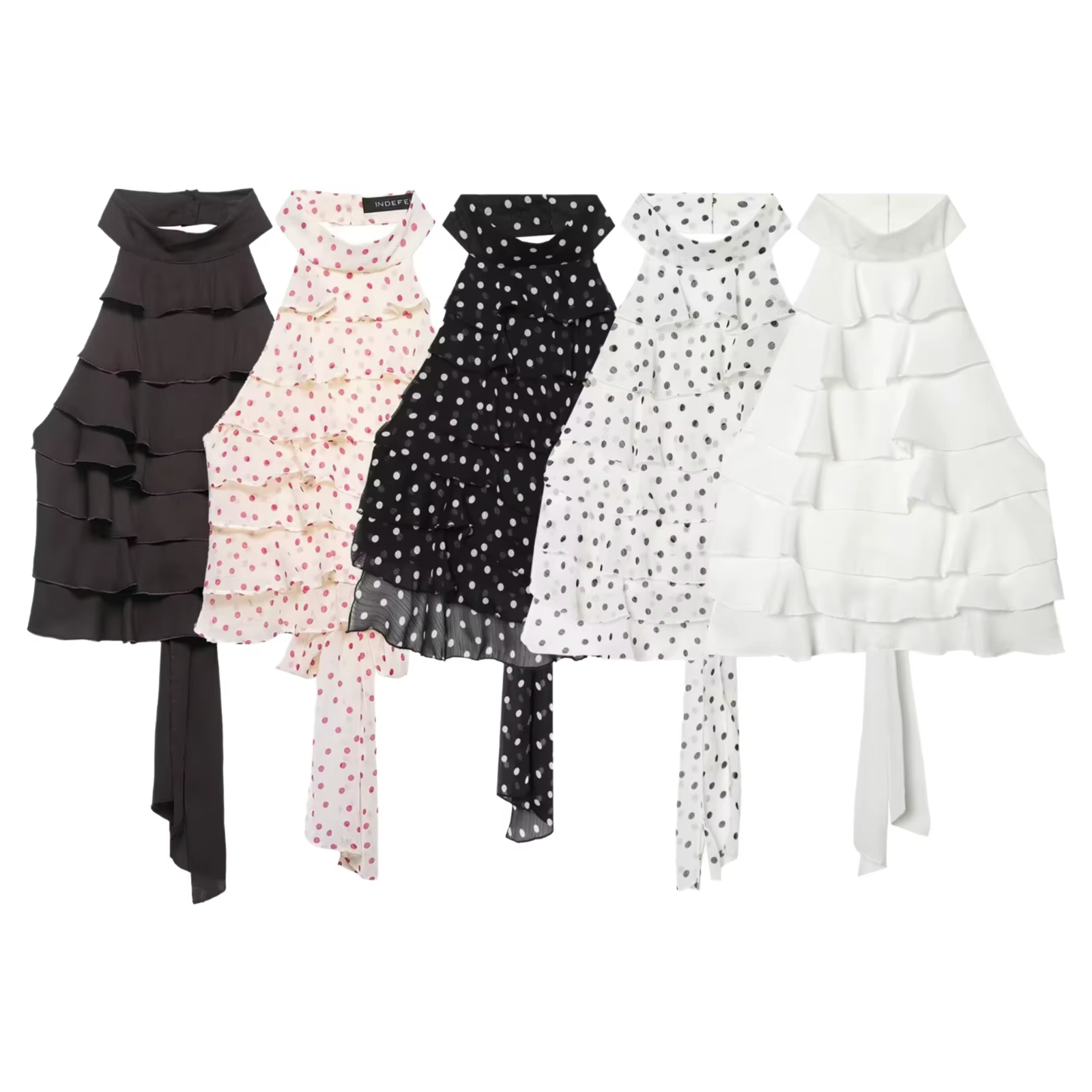 Haut sexy et élégant en georgette à col halter pour femme