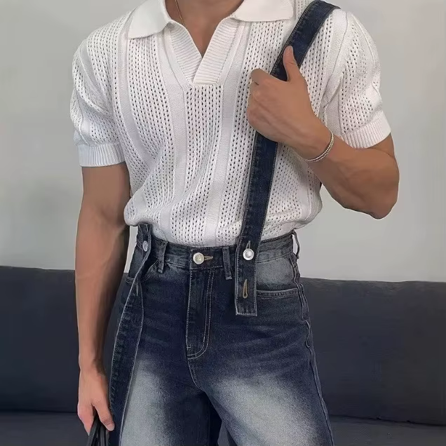 Polo pour homme, manches courtes