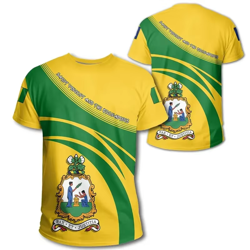 T-Shirt à Manches Courtes et Col Rond pour Homme