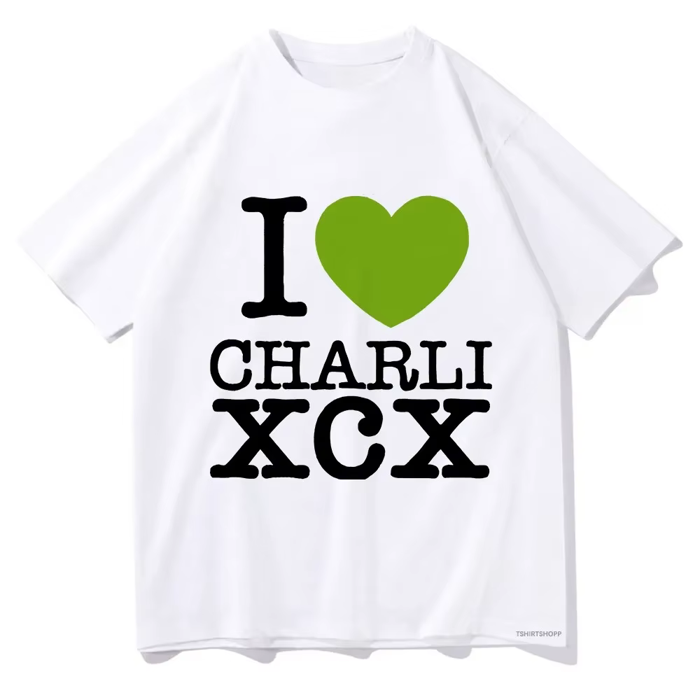 Charli Xcx avec invité spécial Shygirl T-Shirts Brat Album hommes femmes vêtements esthétique unisexe Streetwear été coton t-shirt hauts