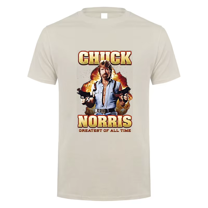 T-Shirt Chuck Norris en coton unisexe