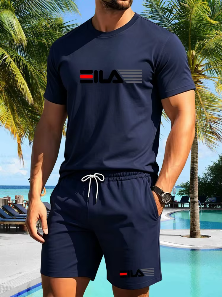 Nouvel ensemble de t-shirts à manches courtes pour hommes