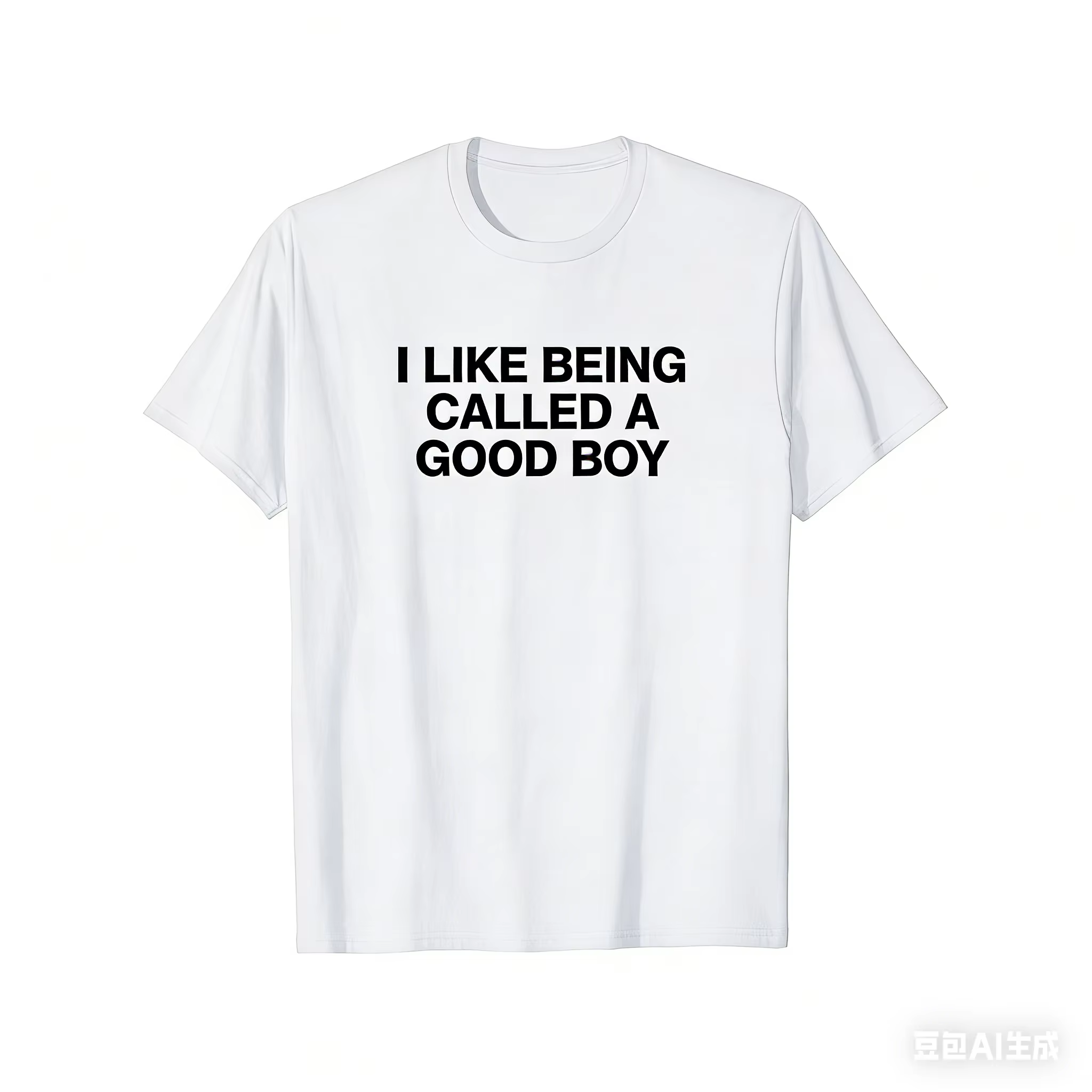 T-shirt imprimé « I Like Being Called A Good Boy » pour hommes et femmes