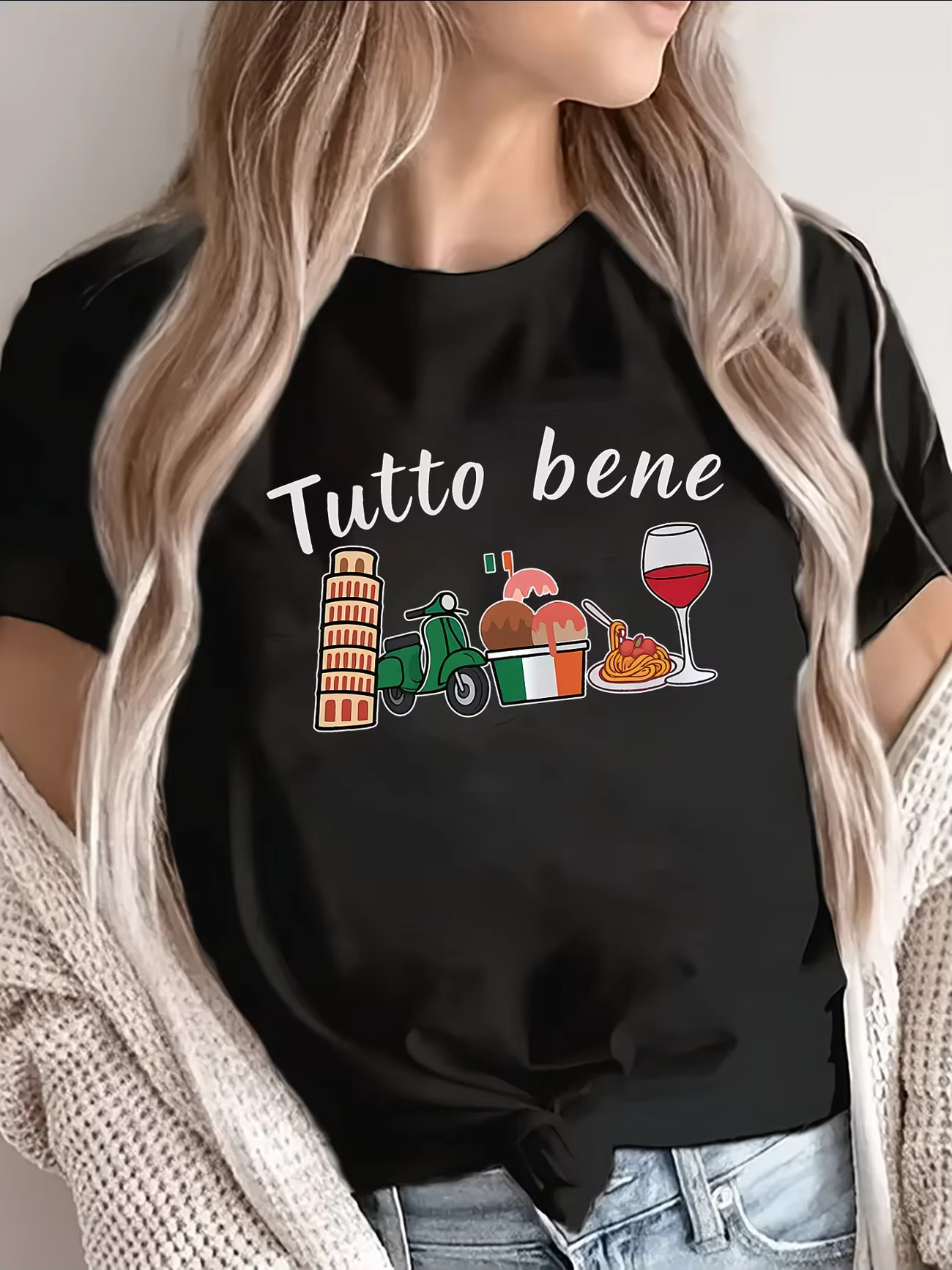 T-shirt Femme Tutto Bene Italie