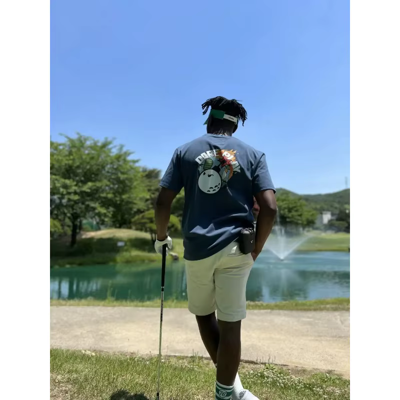 T-shirt de golf - Été - 100% coton pur - Nouveau design