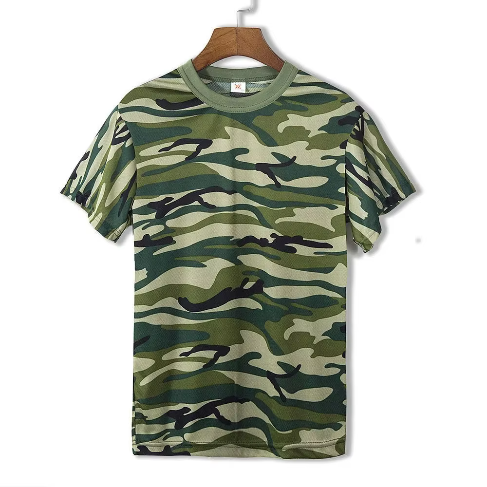 T-Shirt de Camouflage à manches courtes