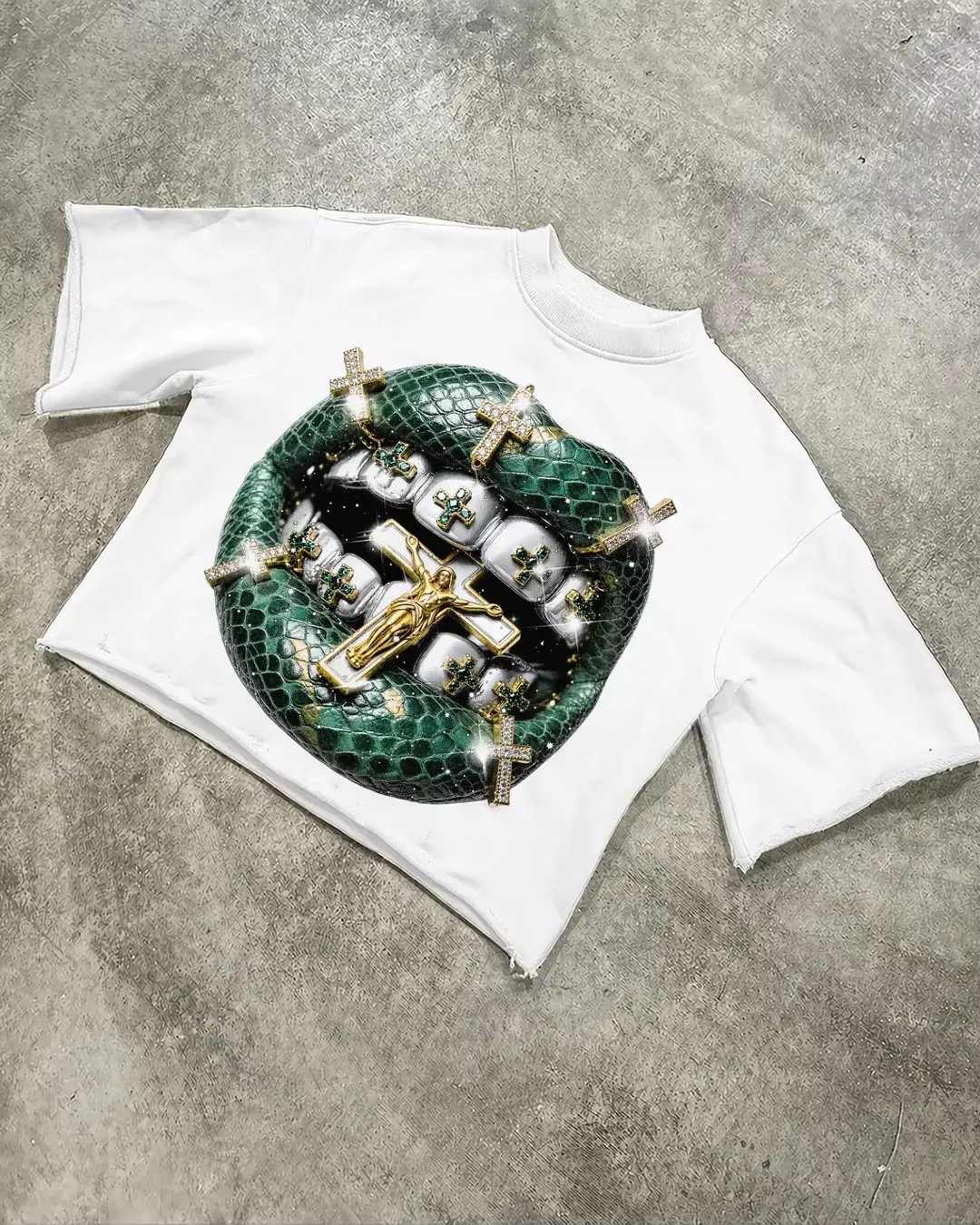 T-shirts imprimés vintage streetwear pour hommes