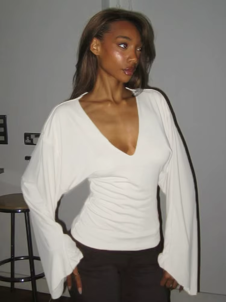 Batwing – t-shirt à manches longues pour femmes
