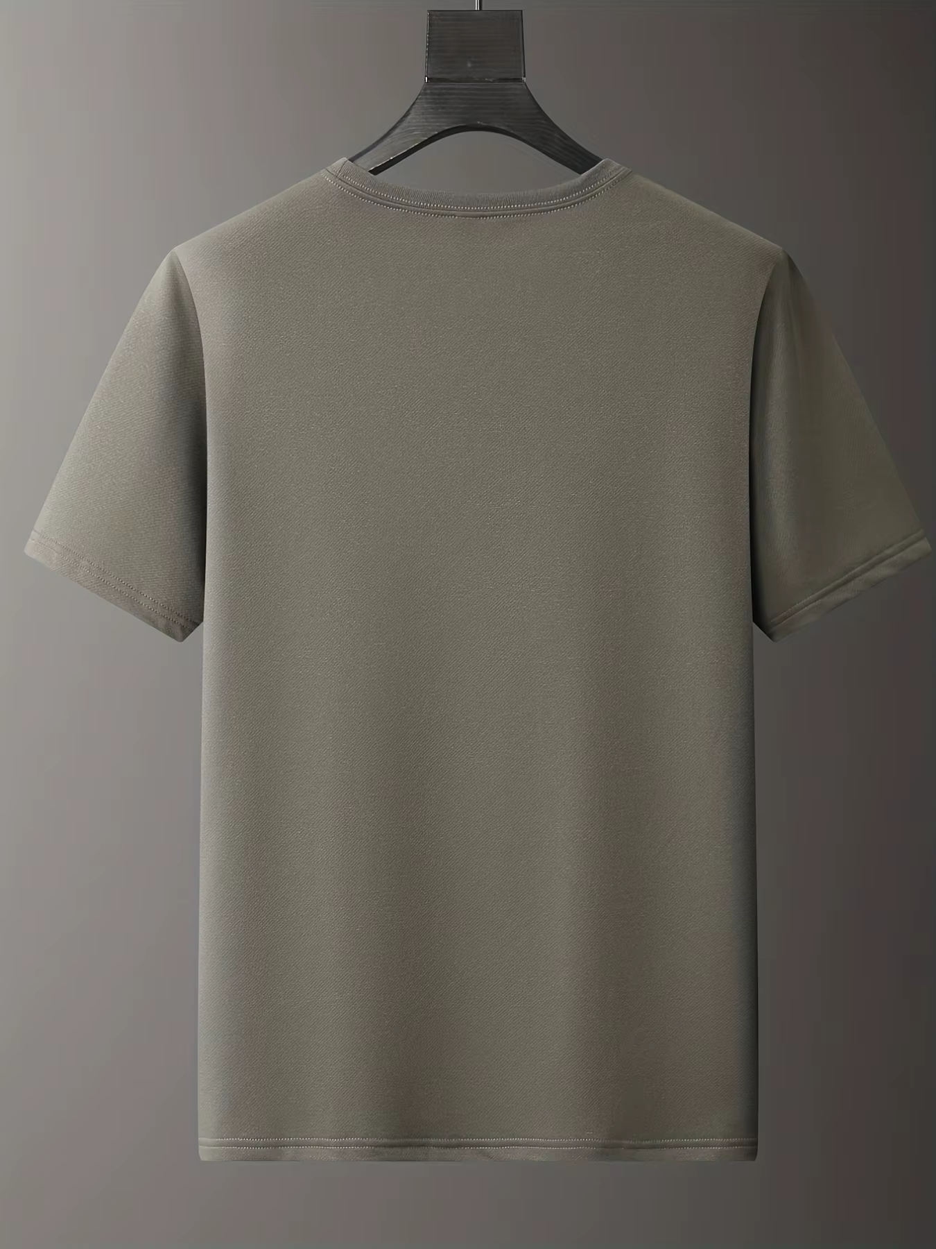 T-shirt à manches courtes à col rond pour hommes