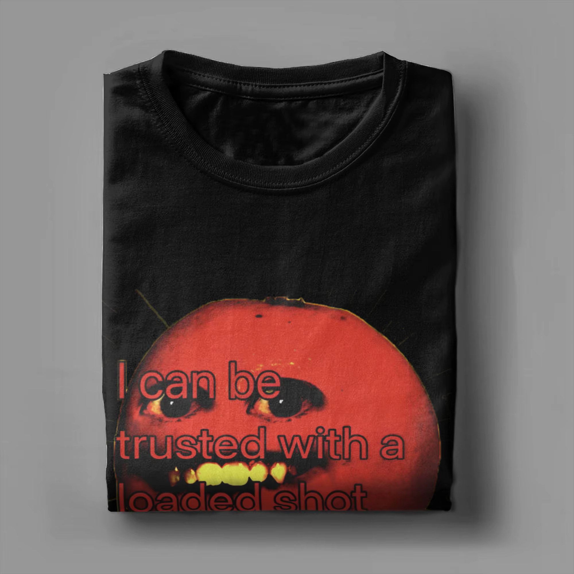 Drôle ennuyeux Orange Jersey T-Shirt pour hommes nouveauté pur coton t-shirts col rond à manches courtes