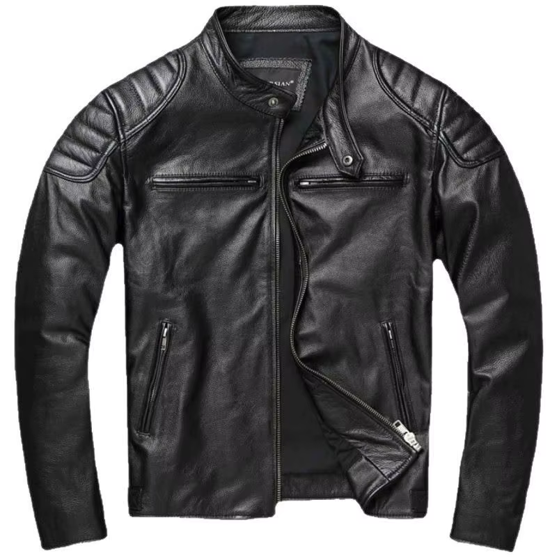 2025 nouvelle veste en cuir hommes