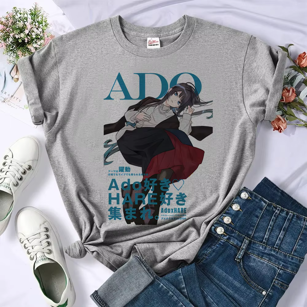 Ado t-shirts femmes anime t-shirt femme anime y2k streetwear vêtements