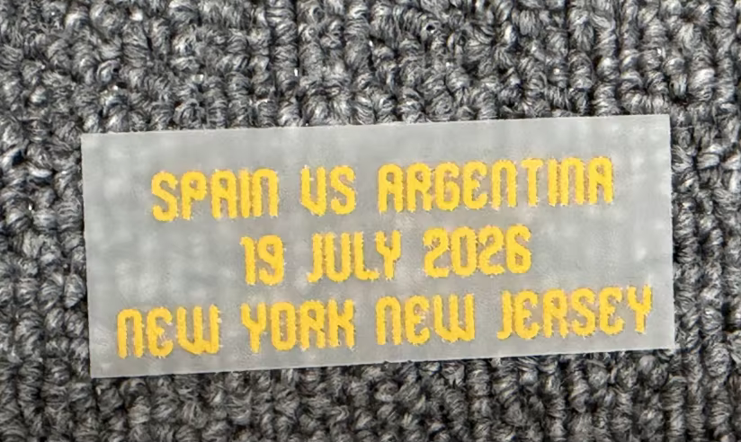 Détail du match final 2026 Espagne vs Argentine MDT haute qualité
