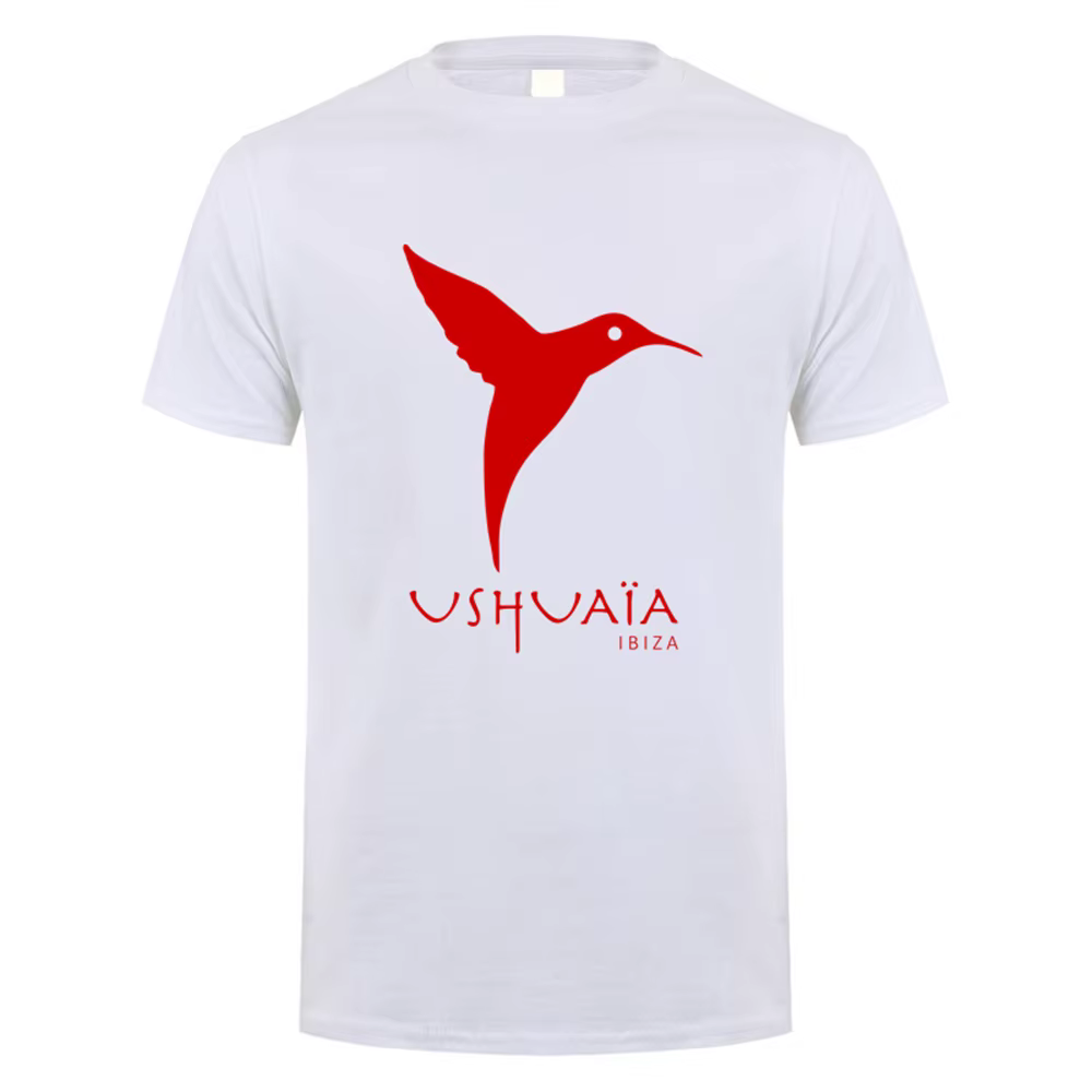 Ushuaia Ibiza t-shirt été hommes coton à manches courtes t-shirts cadeau homme
