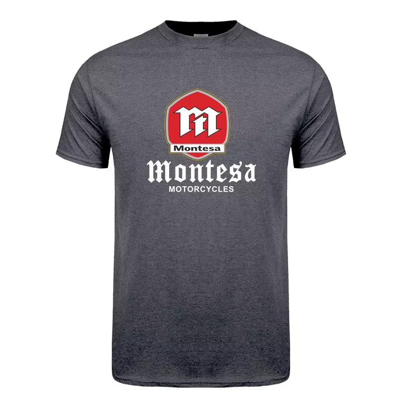 Montesa moto t-shirt été hommes drôle coton à manches courtes