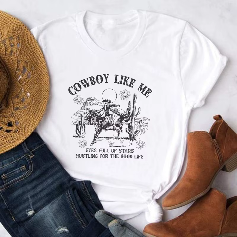 T-shirt Cowboy Like Me Western Rodeo pour femme