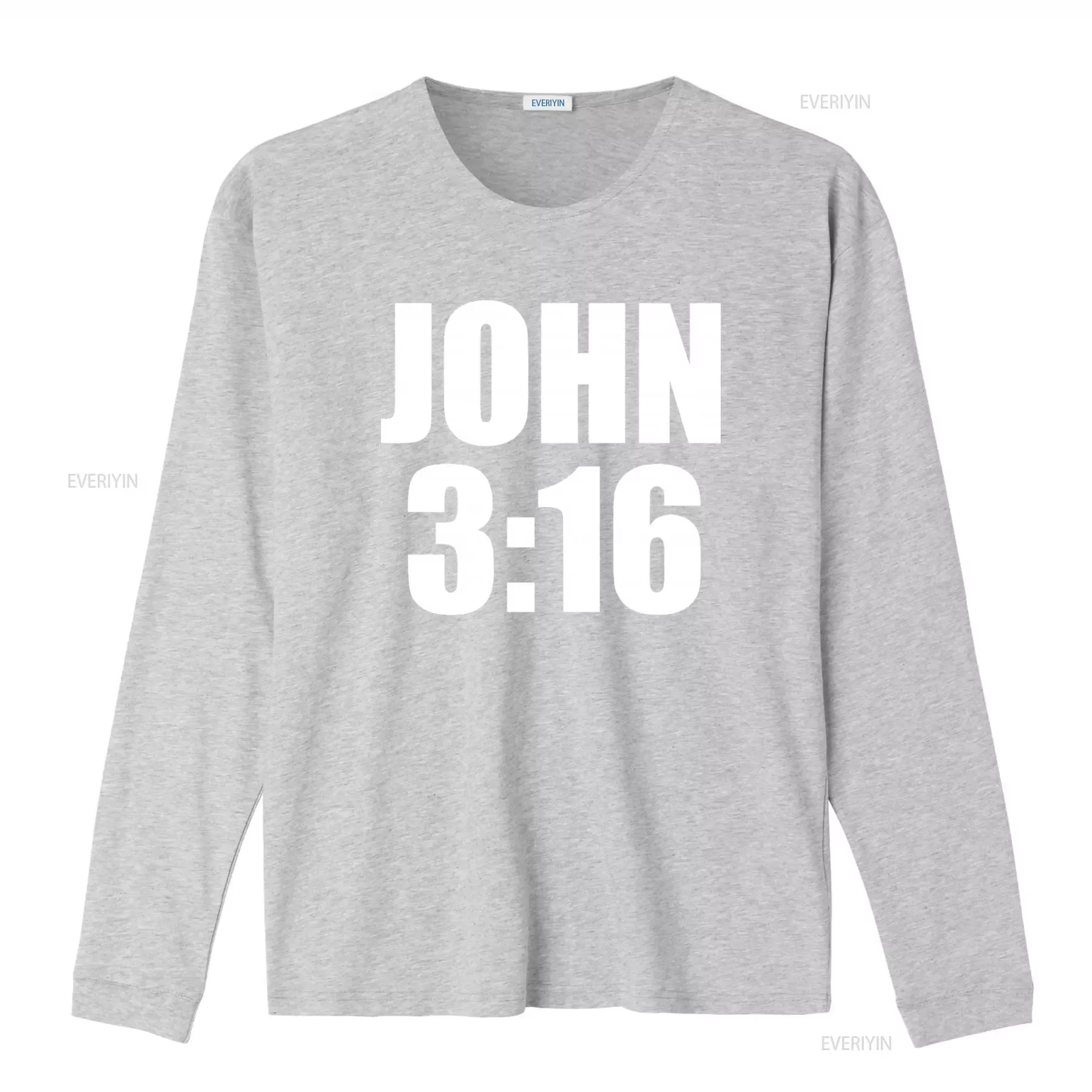 T-shirt unisexe John 3:16 avec citation chrétienne