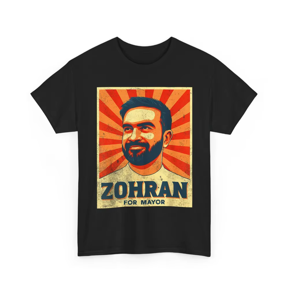 Zohran Mamdani pour Mayor Merch Chemise Imprimée