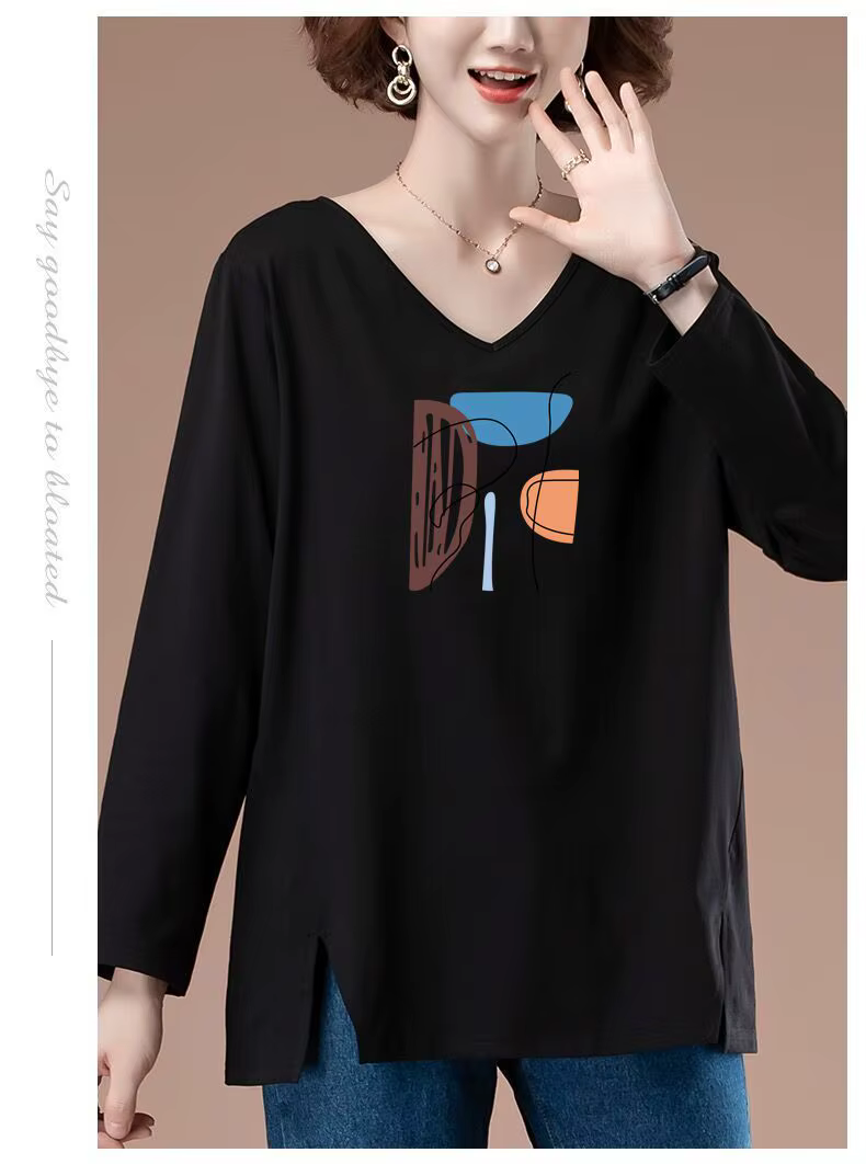 T-shirt à manches longues pour femmes