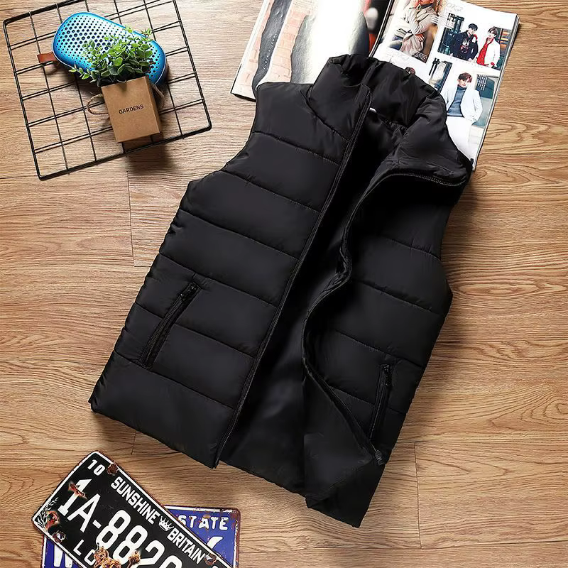 Gilet chaud sans manches pour homme
