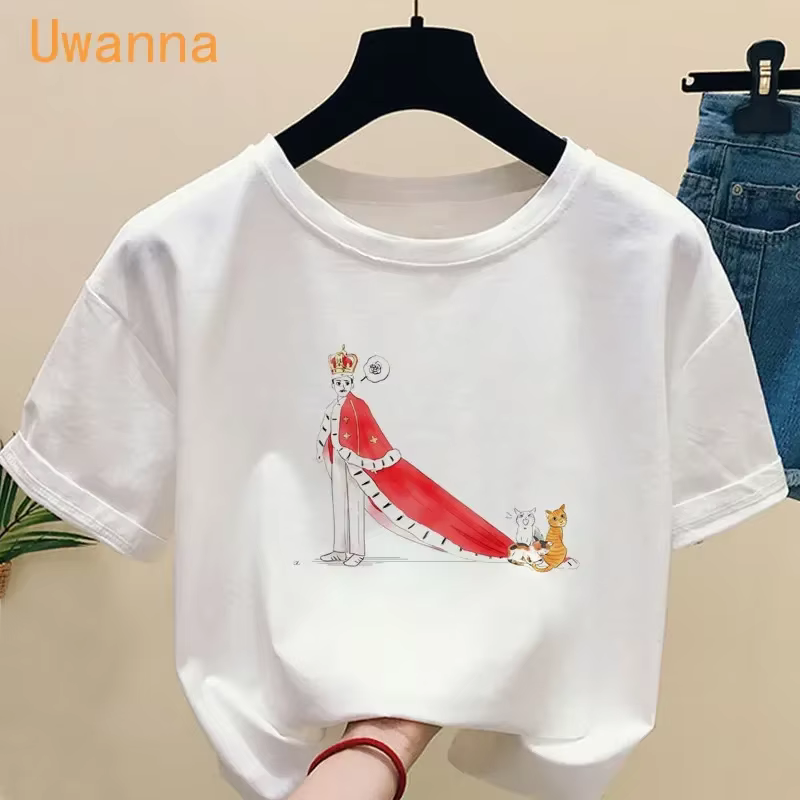 T-shirt Freddie Mercury à manches courtes pour femme
