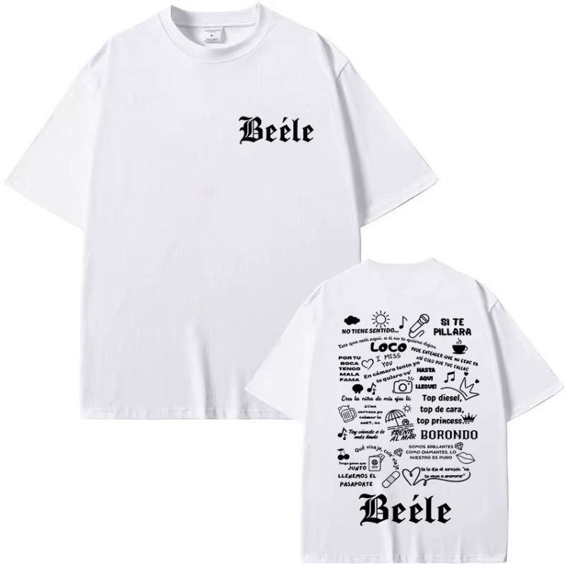 T-shirt graphique pop BEELE Album Merch pour hommes et femmes