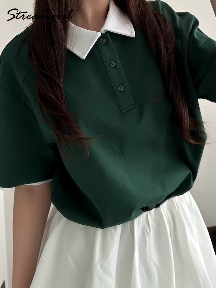 Streamgirl – T-shirts polo d'été pour femmes
